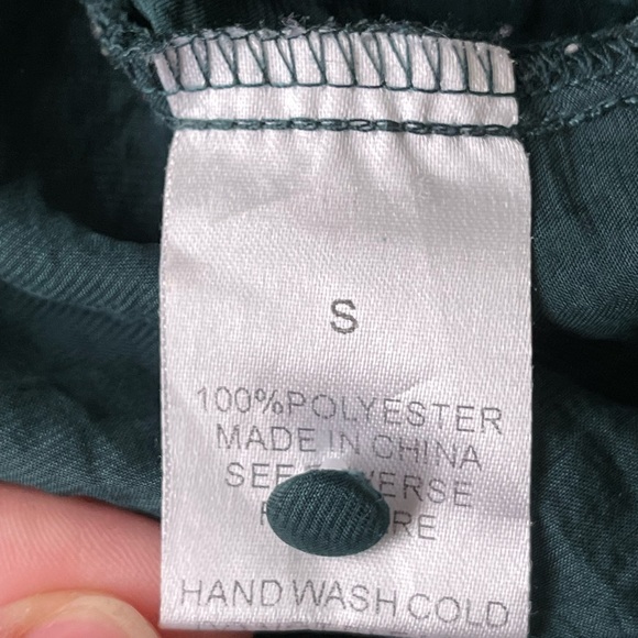 Wishlist Emerald Silky Blouse S - Picture 7 of 11